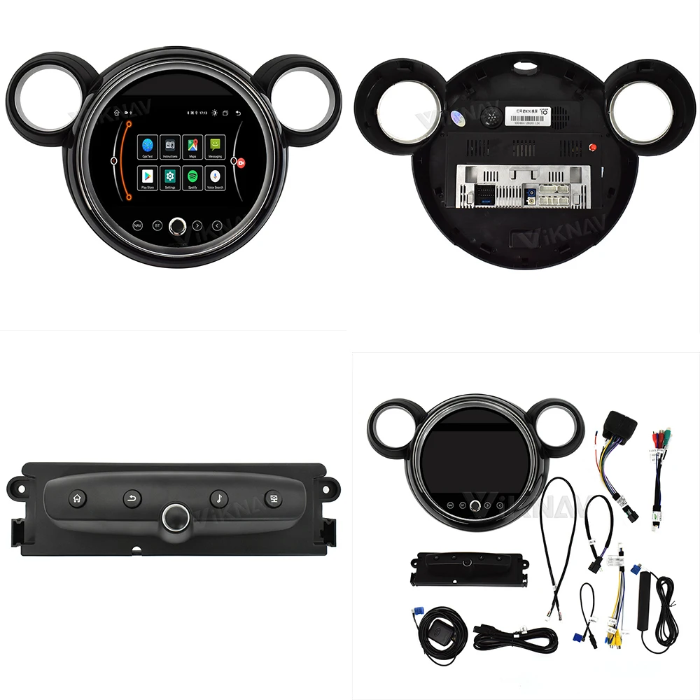 구매 BMW 미니 시리즈용 2 Din 안드로이드 차량용 라디오, 무선 카플레이 헤드유닛, GPS 내비게이션, 화면 포함