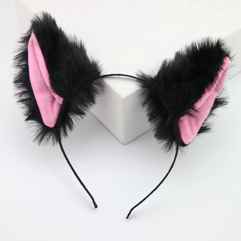 Симпатичные с украшением в виде кошачьих ушек для волос аксессуары женщин