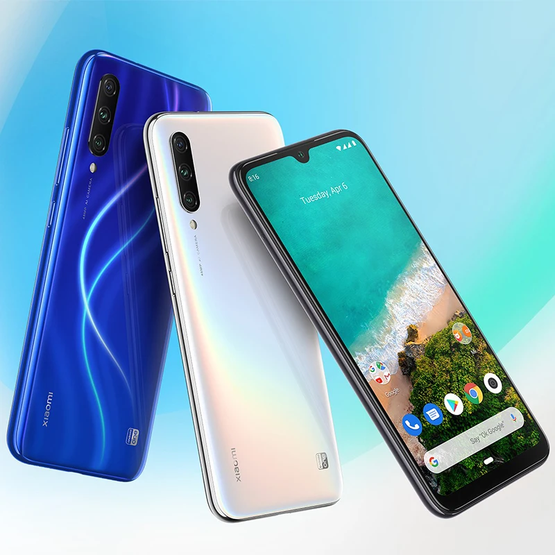 Глобальная версия Xiaomi mi A3 4 Гб 128 Смартфон Snapdragon 665 48MP Тройная камера s 32MP