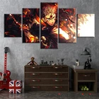 5 шт. аниме юютсу Kaisen постер Itadori Yuji картина принты масляная живопись холст Декор для комнаты настенная живопись