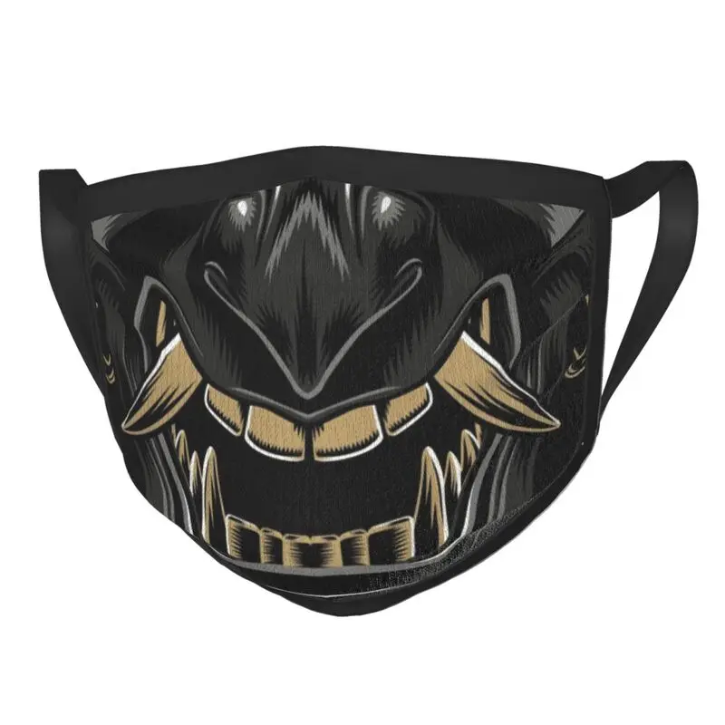 

Oni Japan Samurai Demon Washable Mouth Face Mask Unisex Adult Ghost of Tsushima Anti Dust Haze Mask Cover Respirator Muffle