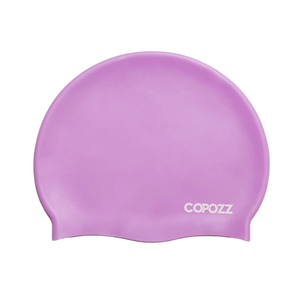 

Men Women Protect Ears Travel Outdoor Sports Long Hair Waterproof Non Slip Portable Summer Swimming Cap Elastic Silicon Diving