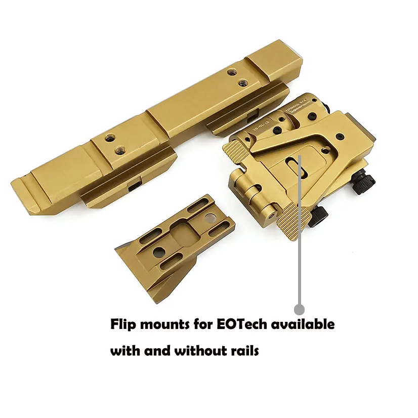 Tactical G33 Лупа флип крепления QD Флип-в-сторону для EOT G23 G33 w/5/" Riser подходит 20 мм Пикатинни