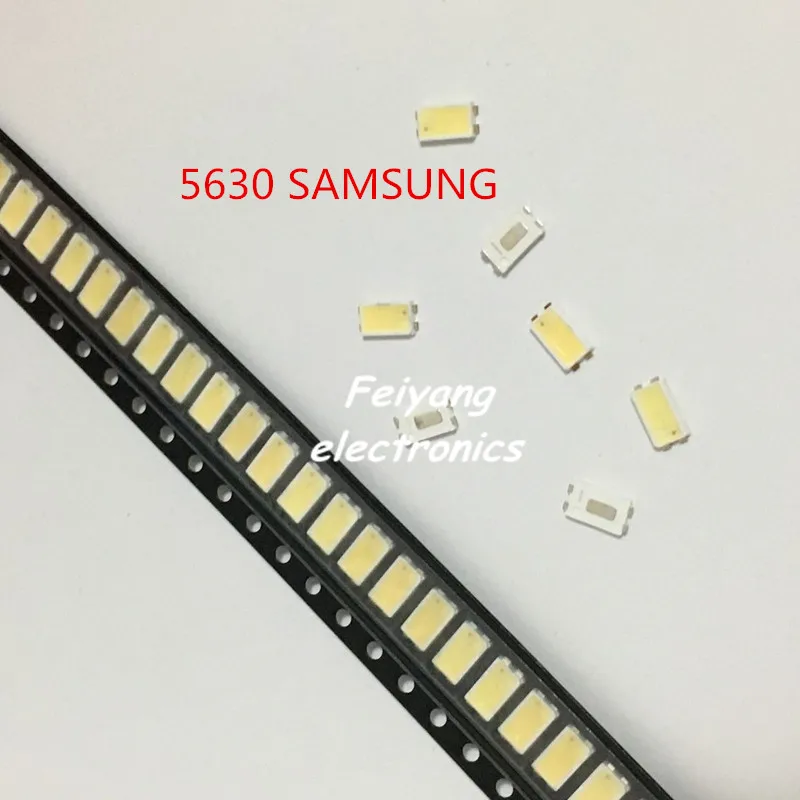 200 шт. светодиодная подсветка 0 5 Вт 3 в 5630 холодный белый для SAMSUNG ЖК-подсветка ТВ