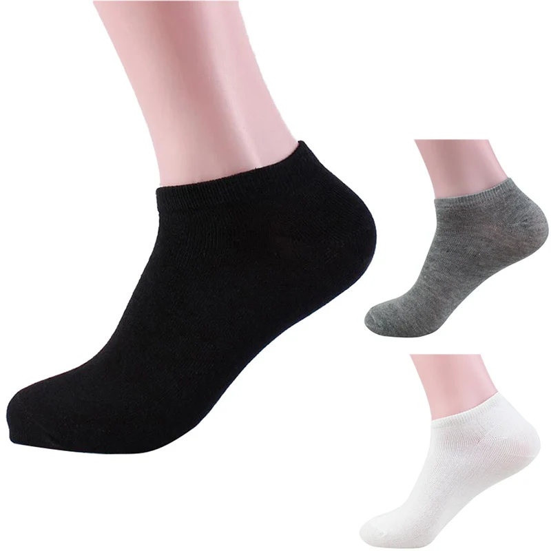 

High Quality Men Short Socks Spring Summer Breathable Thin Invisible Mesh Color Ankle Socks