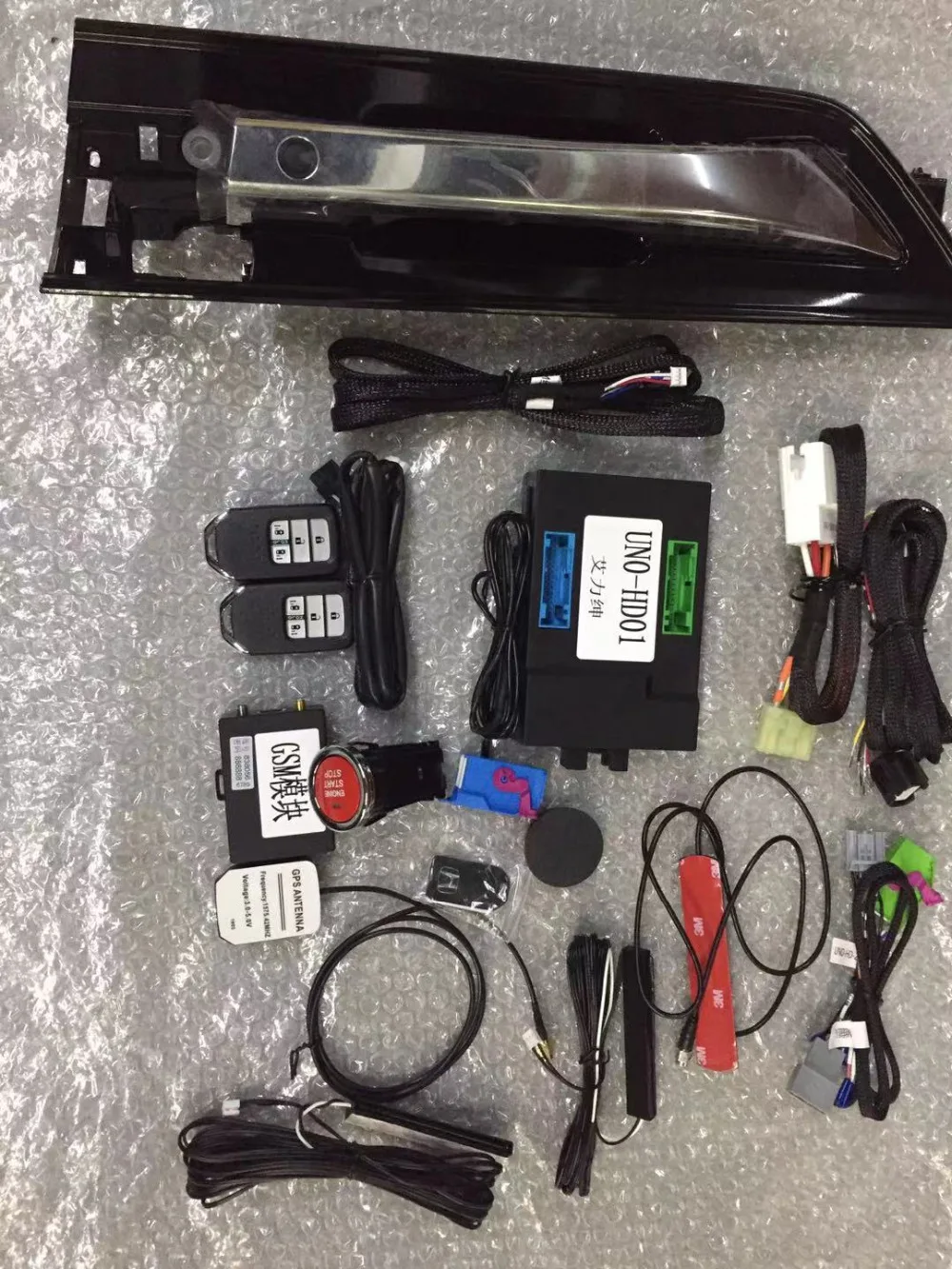 Smart Keyless Entry Push Button Start Mobile Phone App Remote Control Engine Start Stop GPS Tracking For Honda Elysion Odyssey