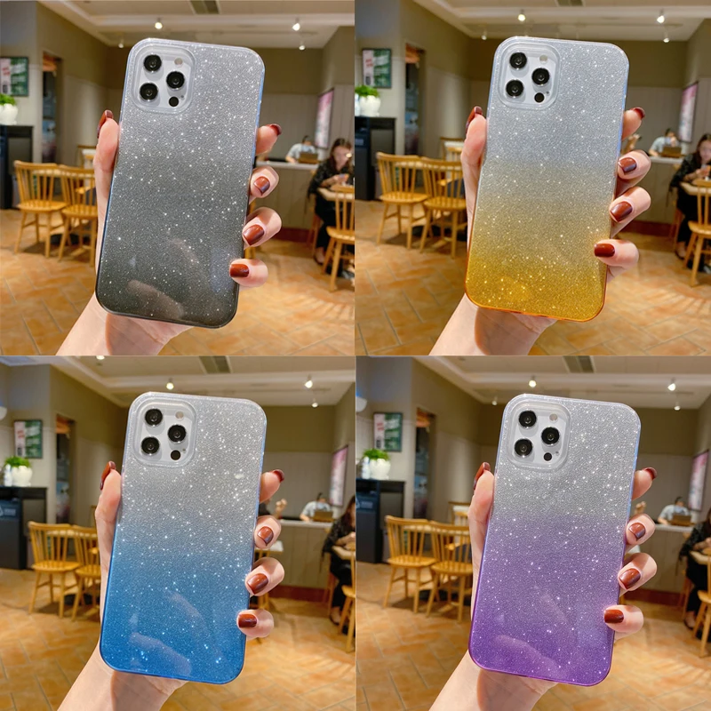 

Luxury Candy Transparent Phone Case For iPhone 12 mini Pro Max Soft Silicone Shockproof Cases Cover