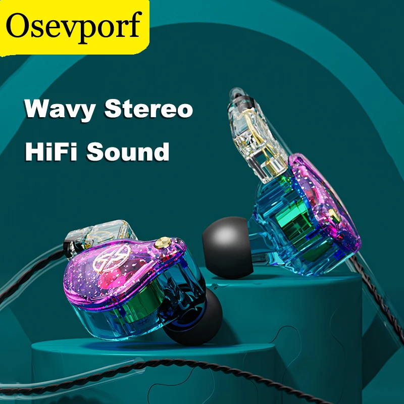 Проводные Hi-Fi наушники-вкладыши с двойным драйвером спортивные наушники для бега