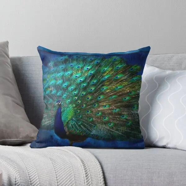 

Being Yourself - Peacock Art Throw Pillow Cover Pillow Case Waist Cushion Cover Wedding Bed Pillows NOT Included