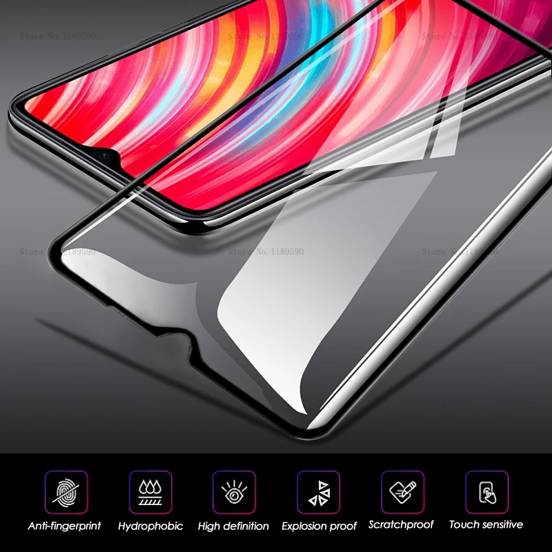 Фото 1-2Pcs Tempered Glass For Xiaomi Redmi Note 8 Pro Screen Protector Protective a 8A 8T Note8 t Мобильные телефоны и 1-2Pcs Tempered Glass For Xiaomi Redmi Note 8 Pro Screen Protector Protective a 8A 8T Note8 t Мобильные телефоны и