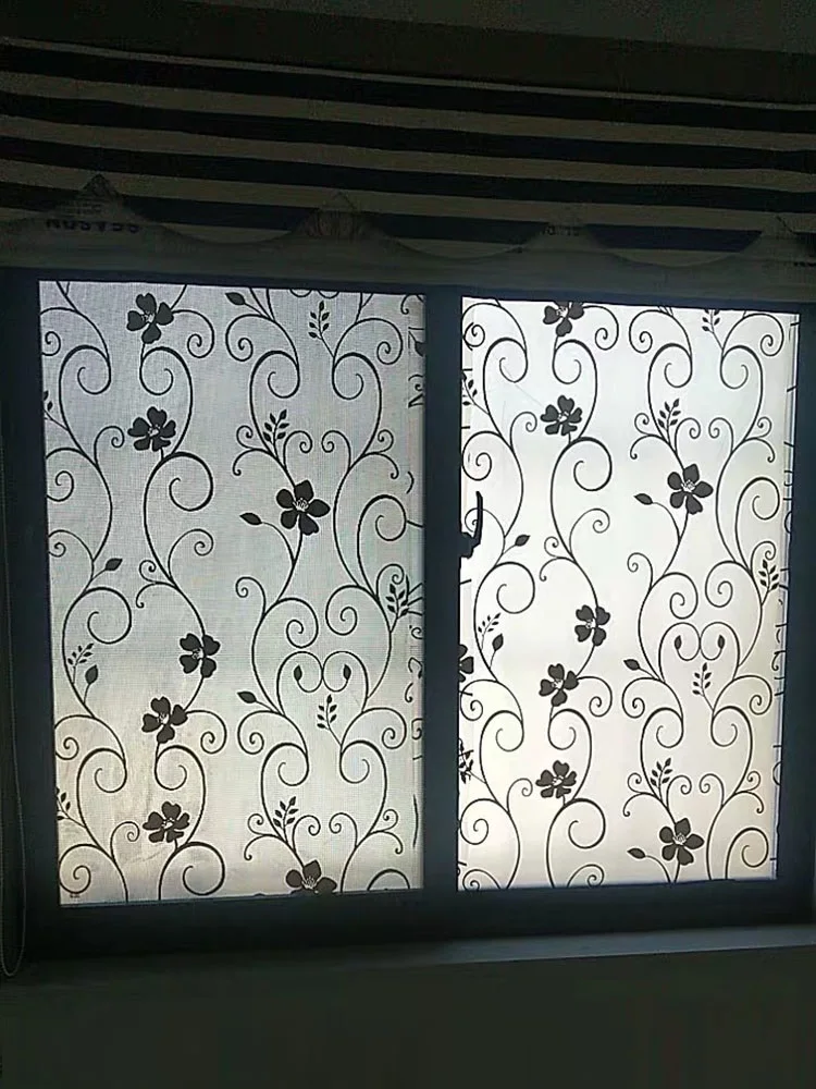 Утолщение и цвет матового фильмы для ванной туалет офис стекла самоклеющаяся