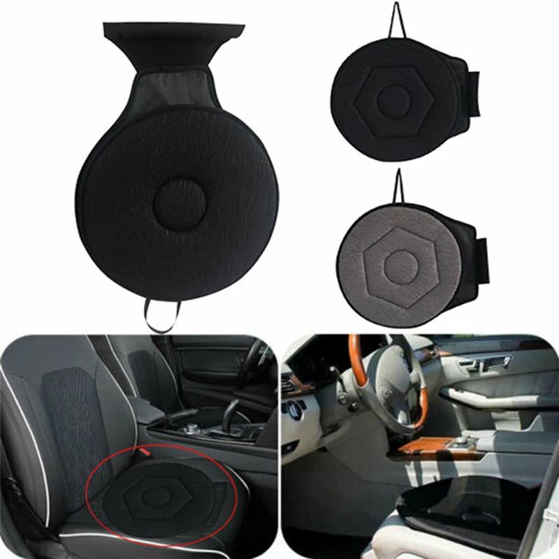 

360 Degree Rotation Cushion Car Swivel Seat Chair Pain Relieving Seat Pad Mobility Aid Moving Part for Old Man Pregnant Kids