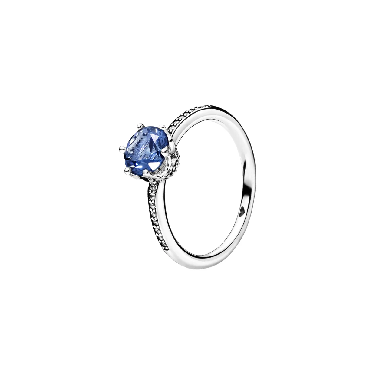 

2021 Hot Sale 925 Sterling Silver Sparkling Daisy Flower Crown Finger Ring For Women Girl Original Brand Jewelry Fine Gif