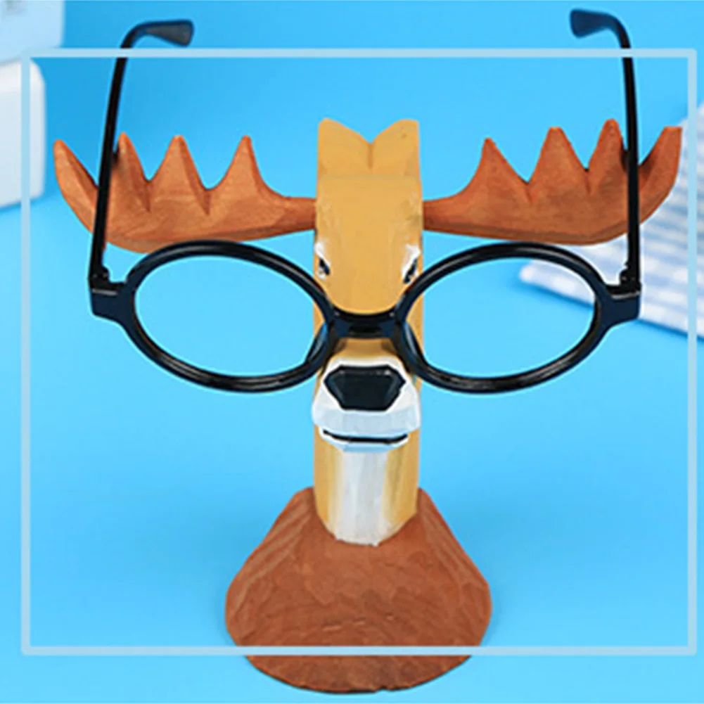 Декоративные подарки Деревянная офисная витрина с мультяшным рисунком фигурка