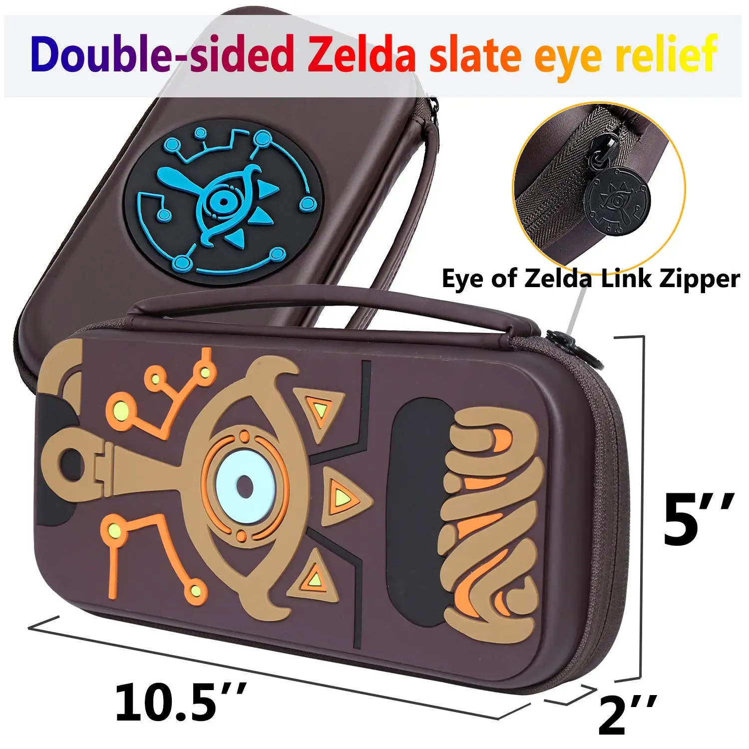 4 в 1 чехол для NintendoSwitch Sheikah Slate силиконовый рельефный с защитой экрана и 2