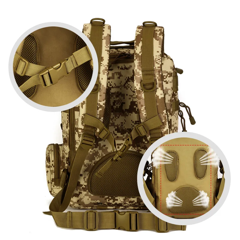 

30L Sport Tactical Military Backpack Outdoor Shoulders Package Waterproof Nylon Trekking Climbing High Capacity Travelling Bag