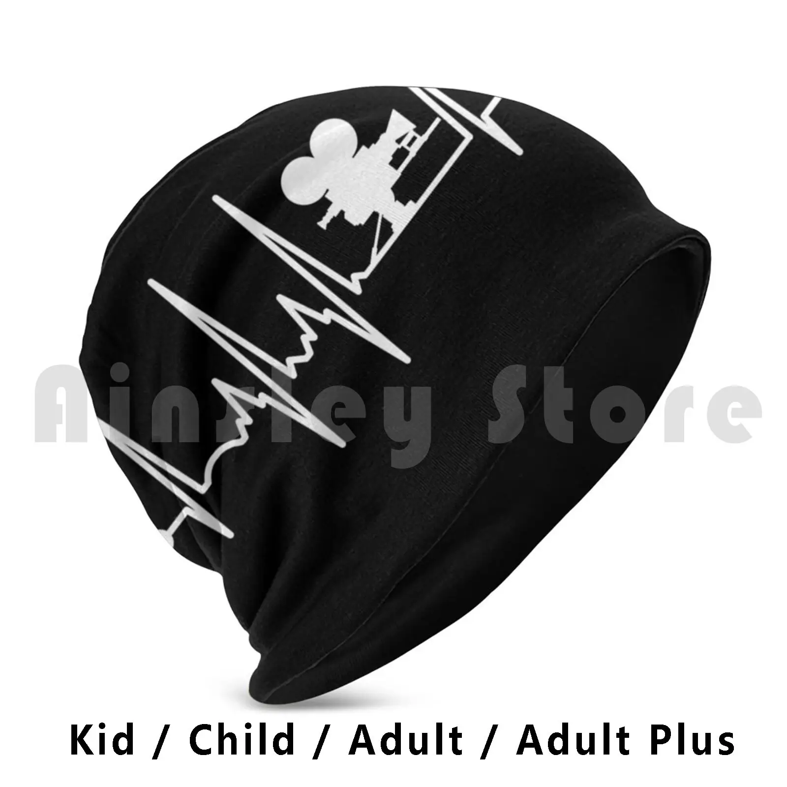 Облегающие шапки с изображением пульса для кинокамеры пуловер Удобная шапка