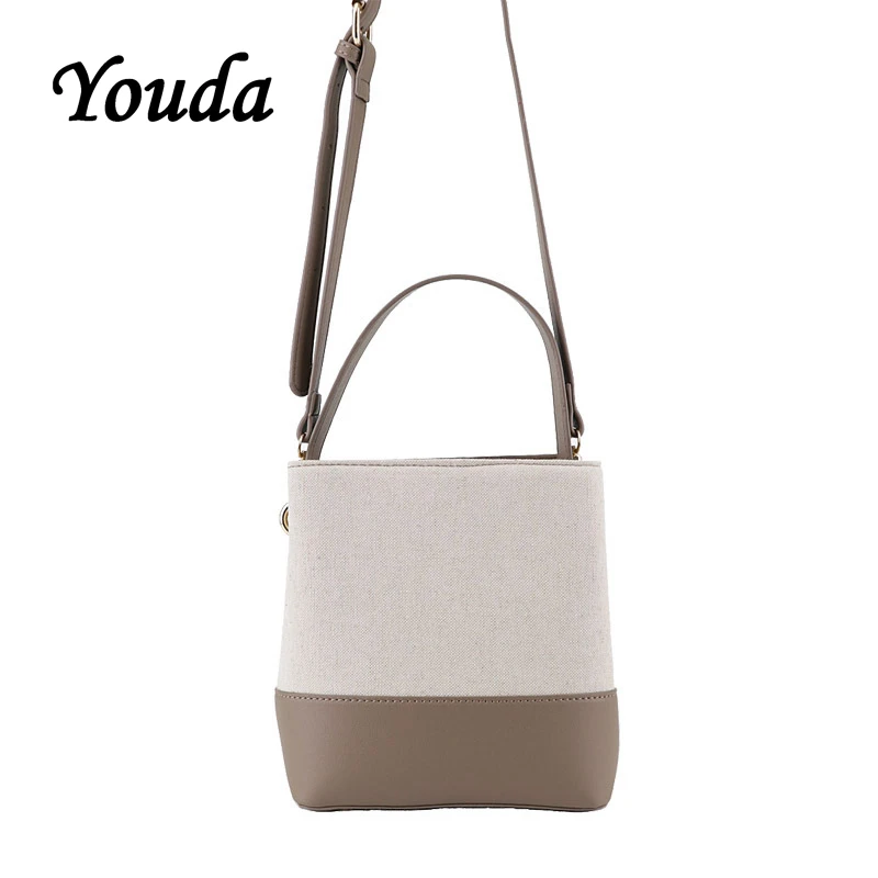 Youda/простая стильная цветная подходящая женская сумка на плечо Большая