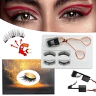 Набор Магнитных пинцетов для наращивания ресниц, 4 пары