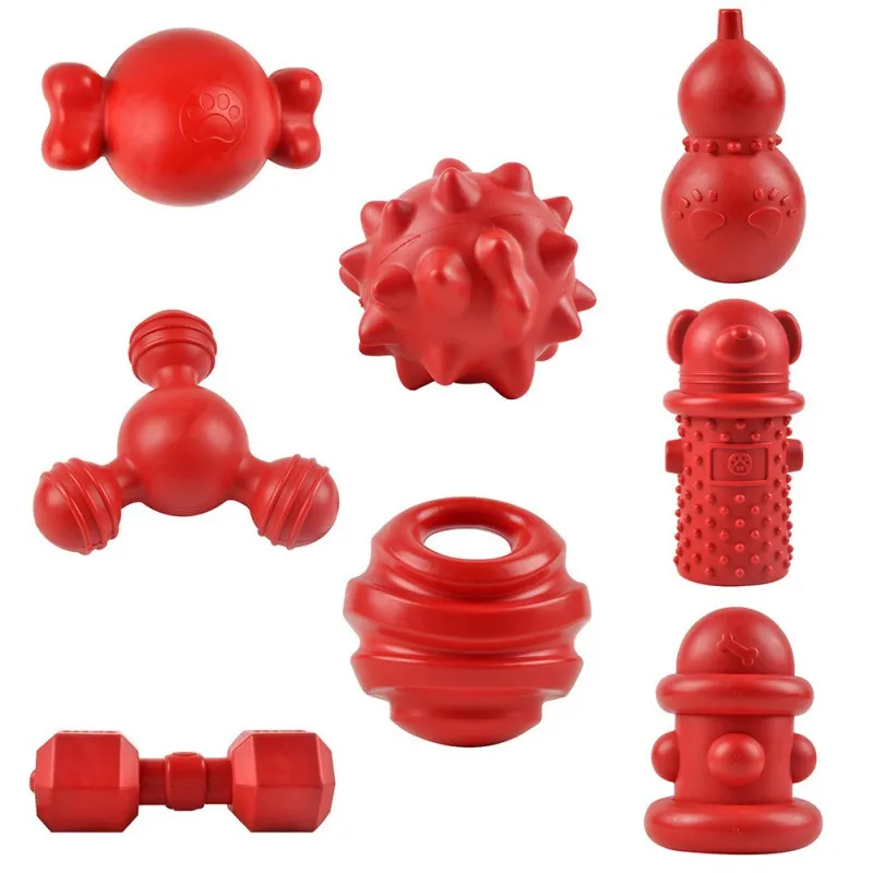 

Pet Dog Toy Rubber Balls Pet Dog Chew Toys Ball Teeth Chew Toy Tooth Cleaning Balls Food For Cat Puppy Pet Toys