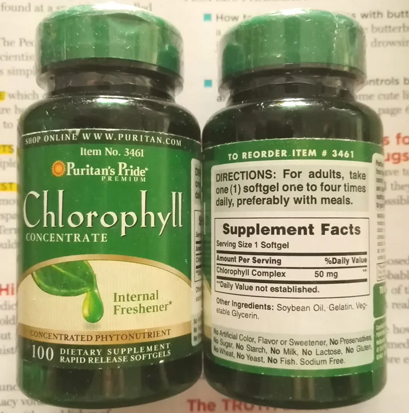 

Chlorophyll Concentrate Internal Freshener 100 Pcs