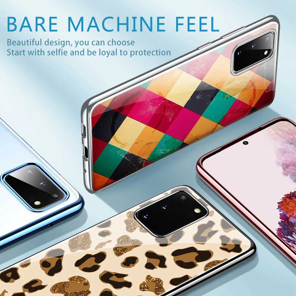 

Fashion Case for Samsung Galaxy S21 S10 S9 S8 S20 Plus Ultra S10E A51 A50 A71 A70 A20E A21S NOTE 20 10 9 8 Plus Soft TPU Fundas