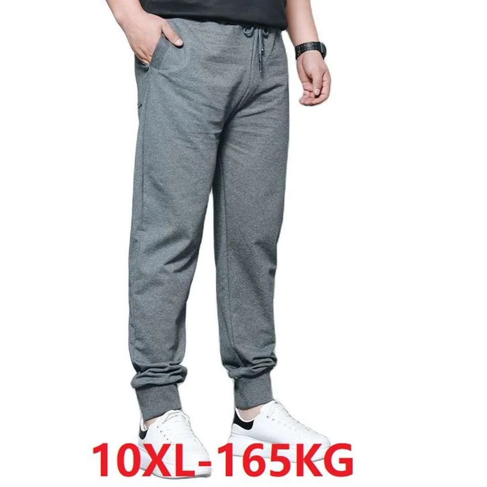 

summer autumn Men's big size pants sports 200KG plus size 14XL 15XL stretch large size 66 60 62 68 70 oversize fat sweatpants
