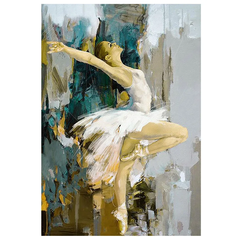 

Dancing Ballerina Canvas Painting Famous Artist Oil Painting On Canvas Posters Cuadros Wall Art Pictures for Living Room