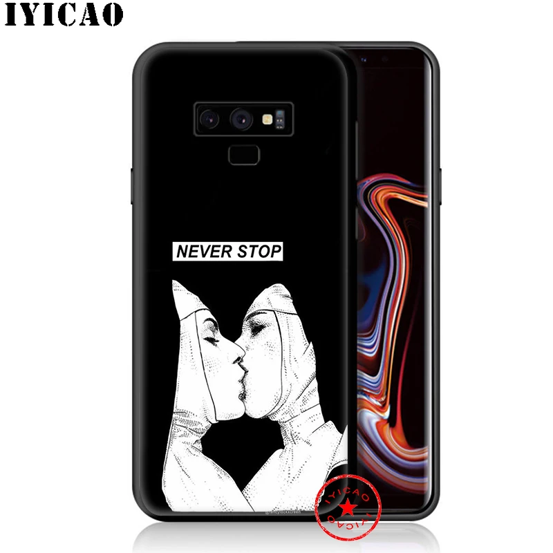 IYICAO Sister Nun мягкий чехол для samsung Galaxy S10e S10 S9 S8 Plus S6 S7 Edge Note 10 9 8 TPU |