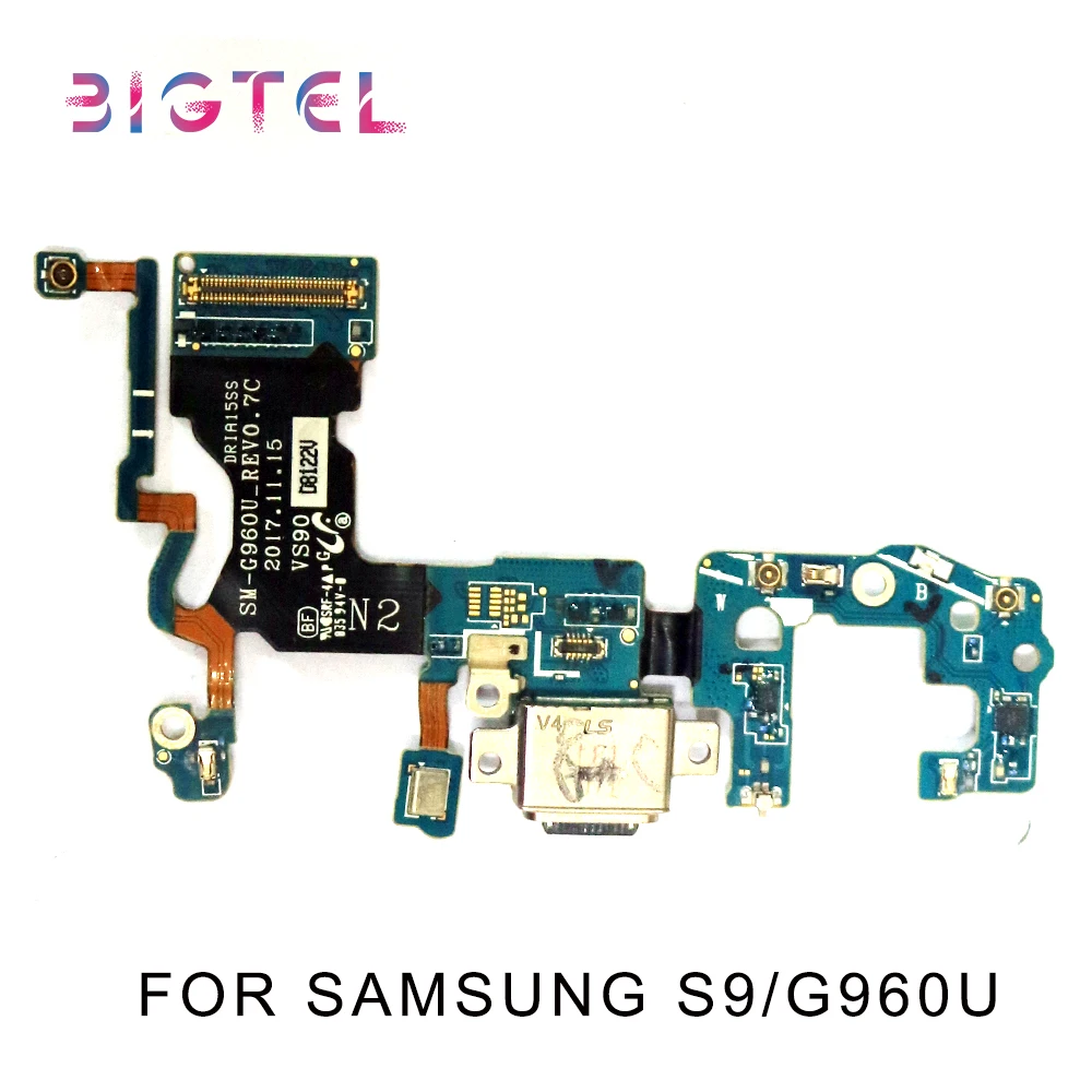 

5 Pcs/Lot For Samsung GALAXY S8 G955F S9 G960F G960U USB Charging Port Dock Connector Board Parts Microphone Flex Cable