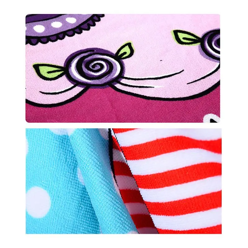 

Comfortable Kids Bathrobe Cute Cartoon Patterns Soft Hooded Cloak Bathrobe Blanket Kids Toddler Baby Bath Towel C5AF