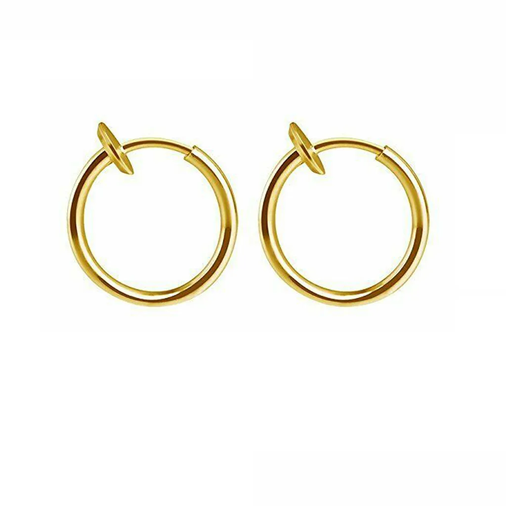 Выдвижные серьги не требующие пирсинга для мужчин и женщин хип-хоп из