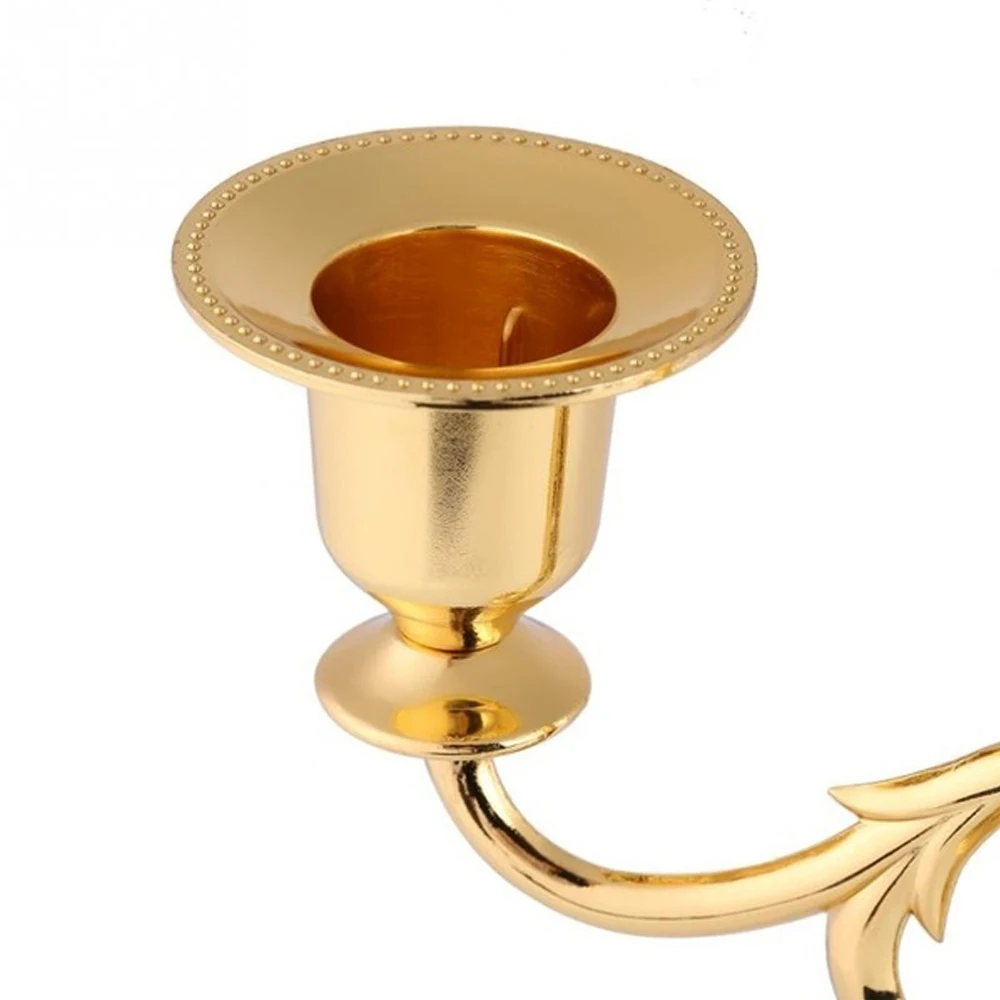 4 цвета цинковый сплав Европейский Стиль подсвечник трехглавый Candlestic