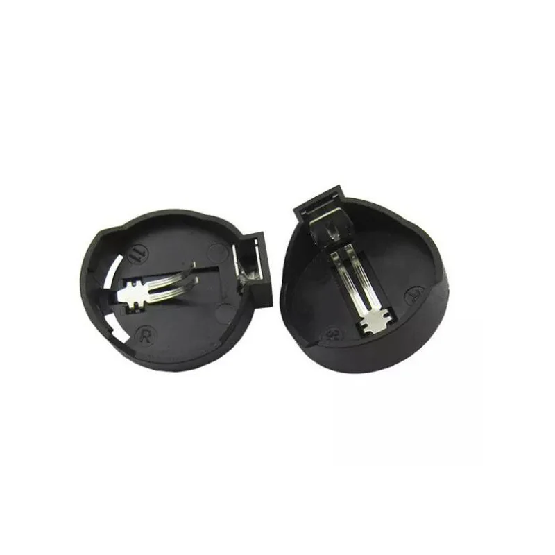 10 шт. CR2025 чехол для аккумулятора черный пластиковый держатель кнопок