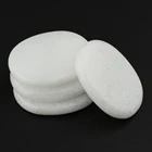 4 шт., гладкие белые массажные камни овальной формы для спа-процедур