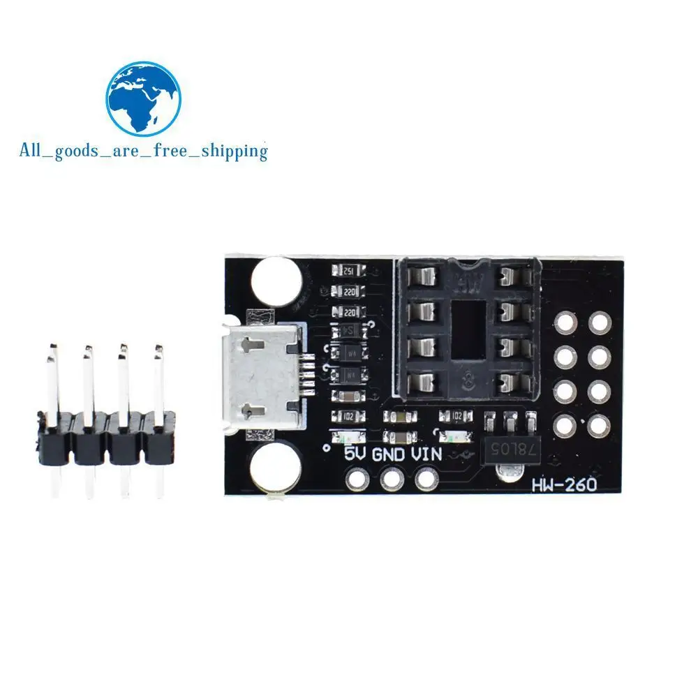 Синий черный TINY85 Digispark Kickstarter микро макетная плата ATTINY85 модуль для Arduino IIC IEC USB