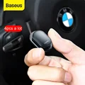 Baseus 4Pcs Car Hooks Organizer Storage for USB Cable Headphone Key Storage Self Adhesive Wall Hook Hanger Auto Fastener Clip