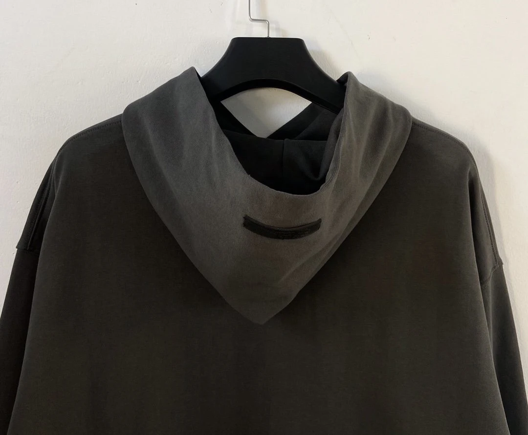 

FOG 2021 Best Quality Wool Embroidery Logo Hoodie Oversized High Street FG Hoodies Men Women Couple Cotton Hooded Sweatshirt