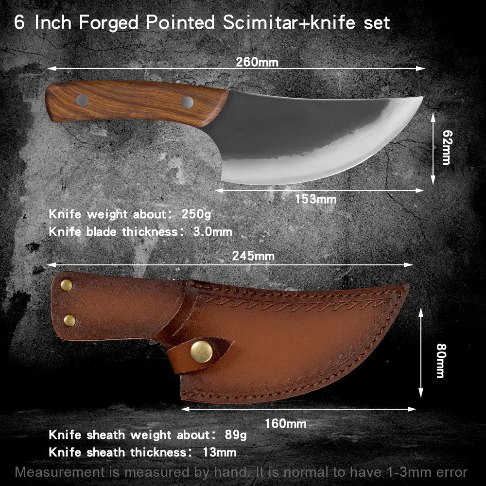 Нож шеф повара Sowoll ручной работы из кованой плакированной стали 5 дюйма нож для