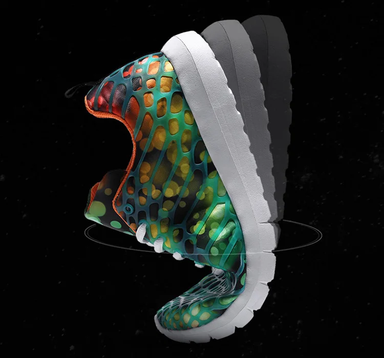 2020 красочные дышащие мужские и женские кроссовки модная камуфляжная светильник