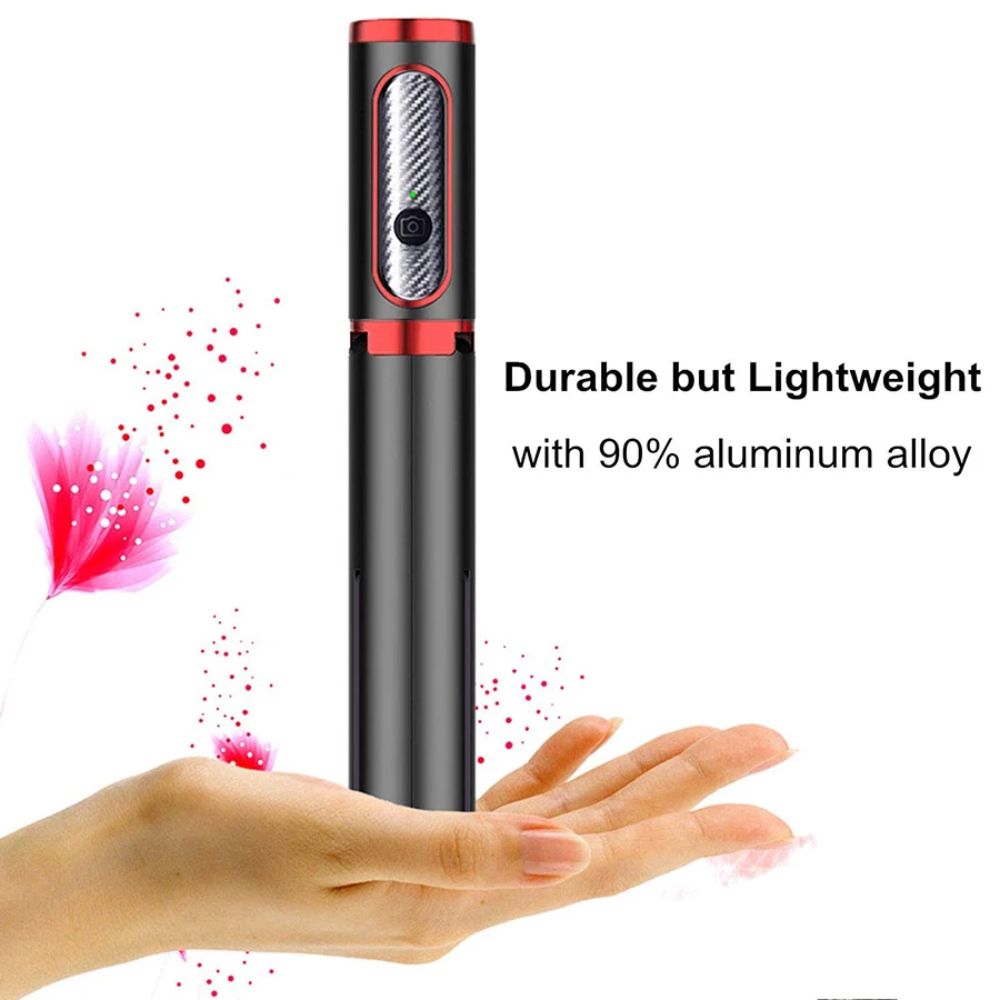 Селфи-палка MAMEN компактная с Bluetooth и держателем для телефона 3 цвета | Электроника