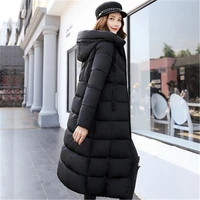 high quality women winter jacket stand collar hooded long slim womens winter jackets warm outwear for females coat coats parka