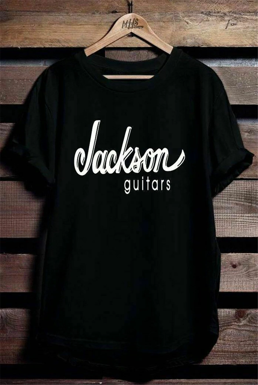 Новая гитара Jackson Logo Vector США размер футболка S M L XL 2XL Xxxl Zm1 Повседневная