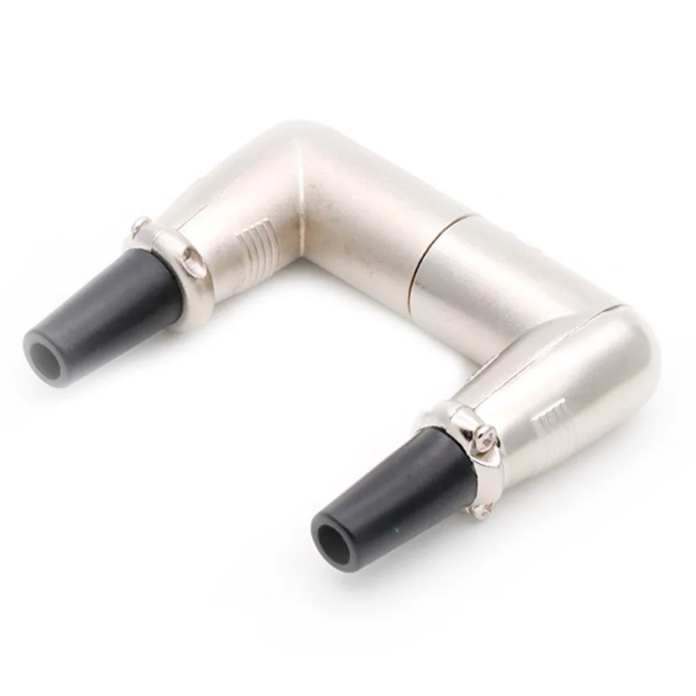 4 шт./лот 3-контактный прямоугольный разъем XLR штекер микрофонный кабель пайка