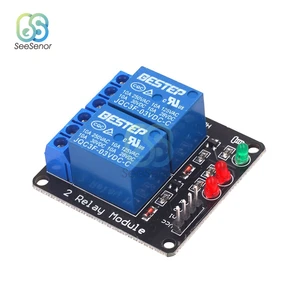 Image for 1PCS 2 Channel 3V Relay Module Board 3.3V Low Leve 