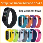 Ремешок для Xiaomi Mi Band 6, 5, 4, 3, силиконовый сменный ремешок для Mi Band 6, 5, 4, 3, мягкие ремешки из ТПУ на запястье