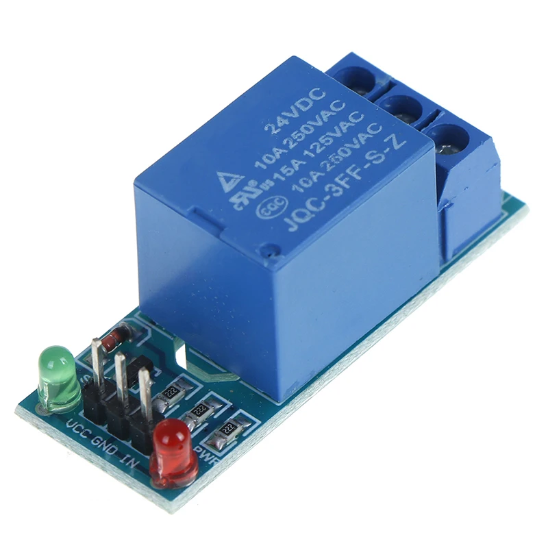 1 канал 24В релейный модуль щит для Arduino с опора оптопары высокого и низкого уровня