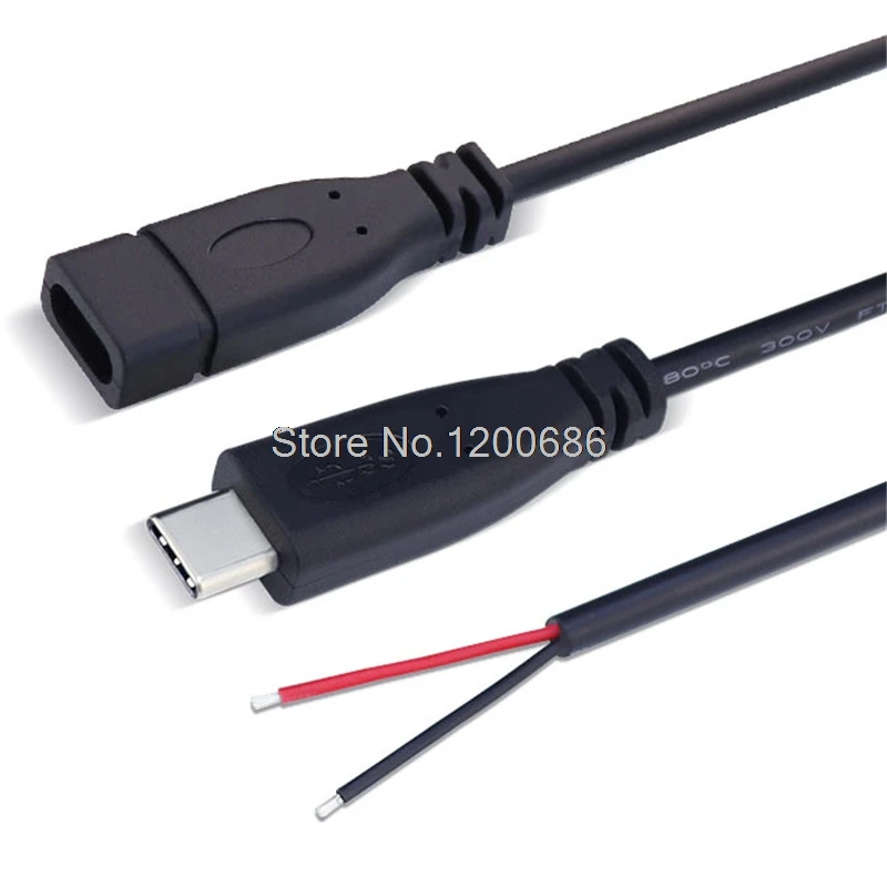Штекерный кабель YPE-C 0 3 м tpc USB-гнездо 4 провода питания | Обустройство дома