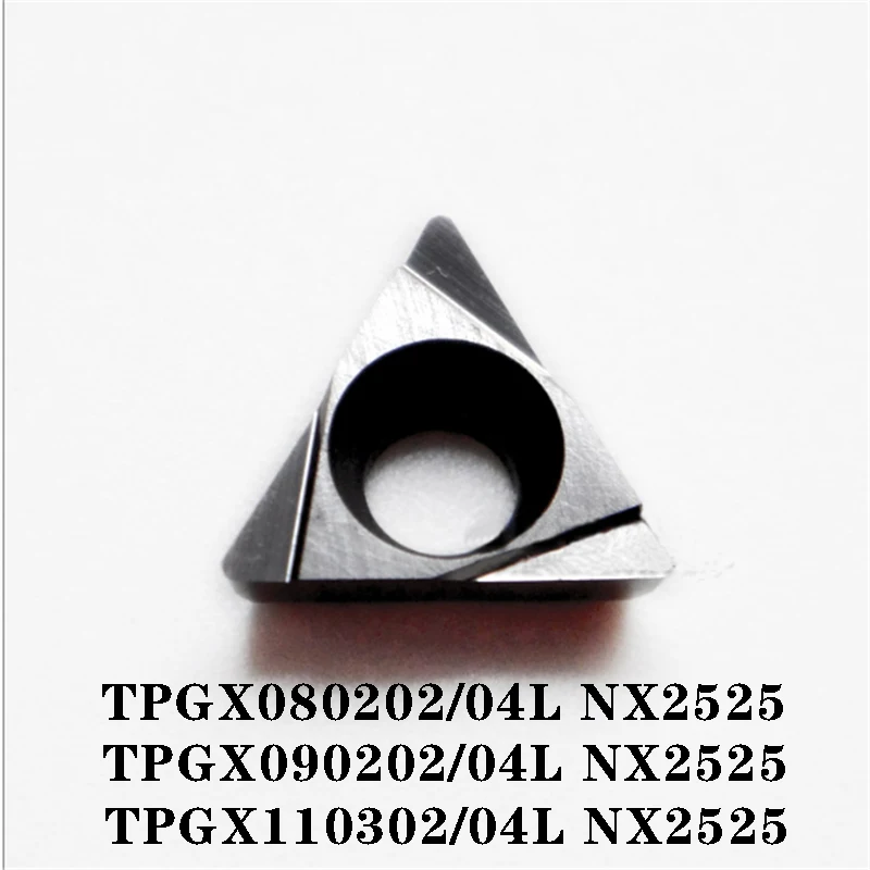 TPGX 080202 L 080204 NX2525 110302 110304 UTI20T 090202 090204 HTI10 Оригинальные твердосплавные вставки с ЧПУ