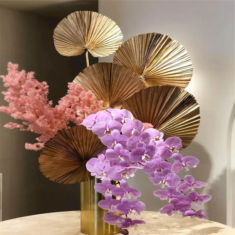 Сушеные Подсолнухи в скандинавском стиле натуральные растения большой